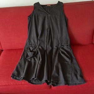 Tulip Sleeveless Striped Dress